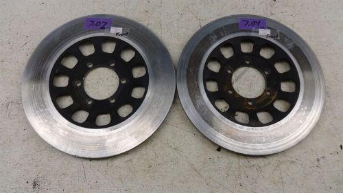 1976 yamaha xs750 xs 750 y561&#039; front brake rotor disc set pair