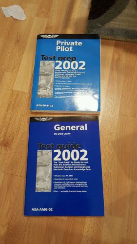 Asa private pilot test prep general test guide book lot 2002 maintenence mech