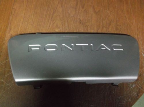 1999-2005 pontiac grand am license plate cover/ delete oem silver
