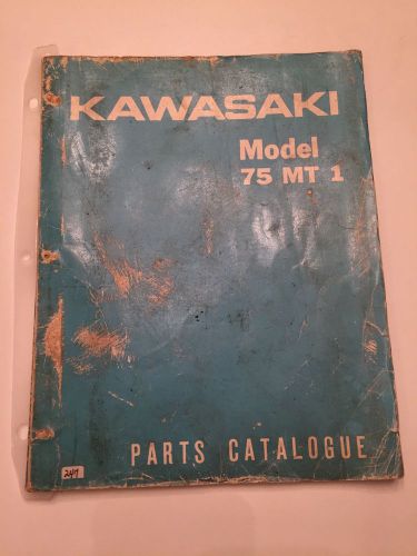 Kawasaki mt1, kv75 parts manual