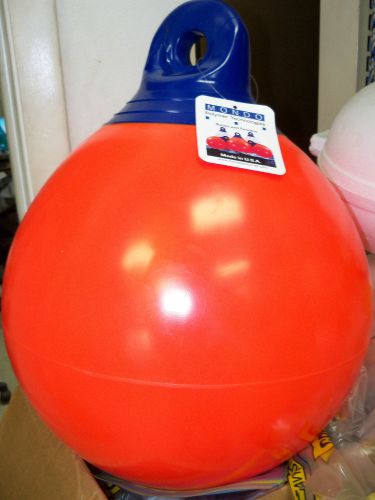 Mondo inflatable mooring buoy orange 62&#034; cir., 20&#034; diameter 150 lb buoyancy