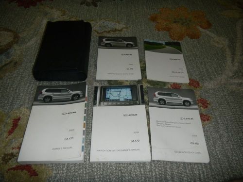 2008 lexus gx470 with navigation owners manual set + free shipping