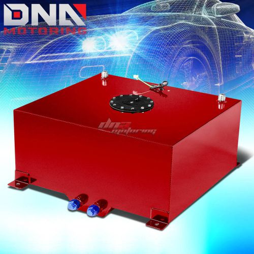 20 gallon light performance red coated aluminum fuel cell tank+level sender