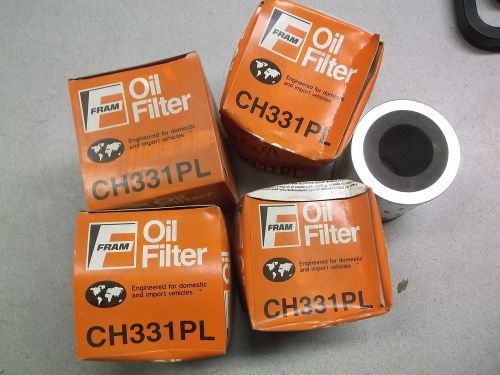 New fram ch331pl lot of 4 john deere oil filters *free shipping*