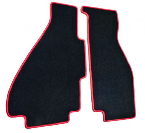 Bl./red vel. floor mats for ferrari 308 gtb