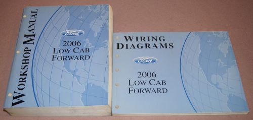 2006 ford low cab forward oem truck service shop manual set with wiring