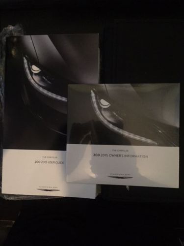 2015 chrysler 200 sedan owners manual guide book new