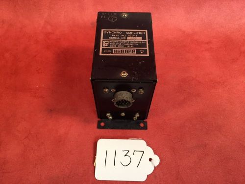 Pacific electro dynamics synchro amplifier pn 470-1