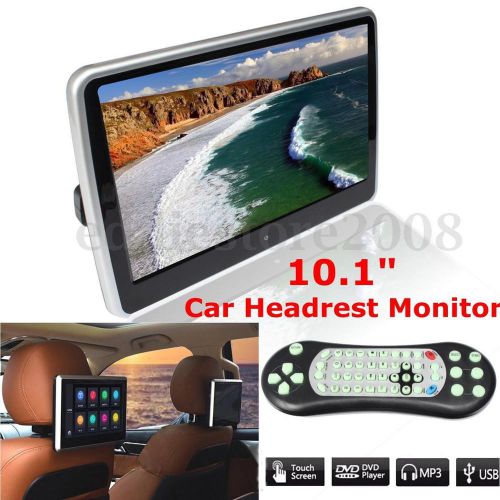 10.1&#034; hdmi hd car van touch screen slim headrest dvd player monitor usb/sd ir/fm
