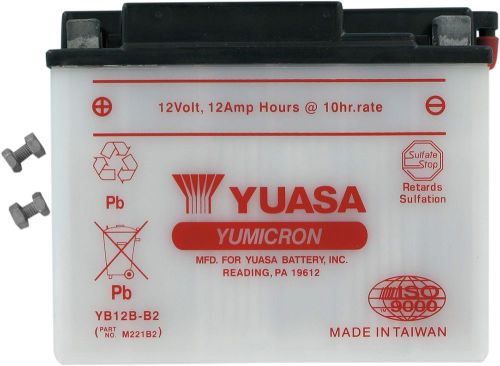 Yuasa yumicron battery yuam221b2 yb12b-b2