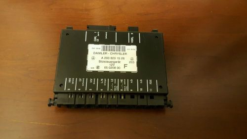 Mercedes-benz seat control module c230 c240 c320 amg