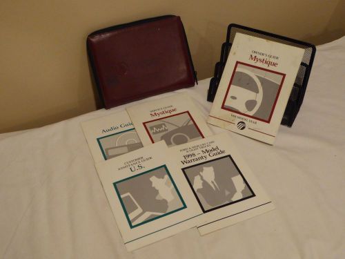 1998 mercury mystique owners manual- owners guide - handbook complete!!! oem
