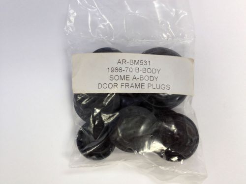 Mopar 1966-70 b-body (some a) door frame plugs gtx road runner coronet super bee
