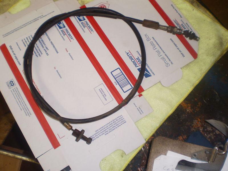 Honda 1975 cb550k4  clutch cable assy. w/ boot & handlebar cable adjuster *