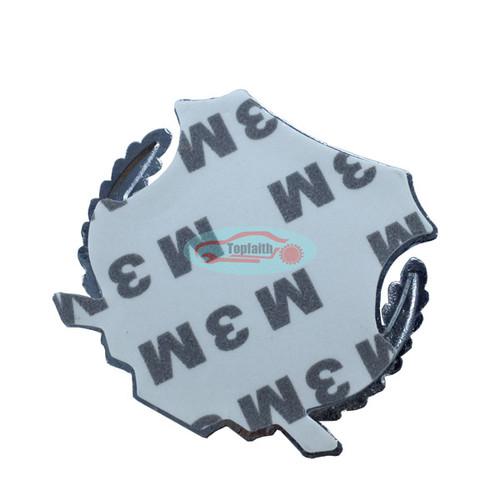 2pcs Carbon Fiber side silver emblem badge sticker for CC Beetle Eos Golf Jetta, US $12.90, image 2