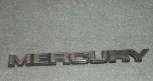 Emblem 1984 1985 1986 mercury topaz e4gb-5442550-a 84 85 86 trunk lid badge ford