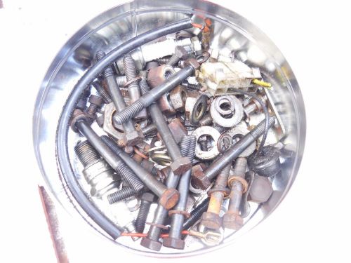 Skidoo-rotax-bombardier- type 444 motor parts:nuts-bolts-etc from motor tear dow