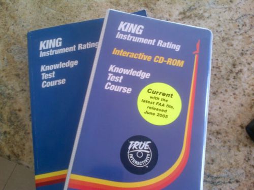 King instrument rating interactive cd-rom - knowledge test course
