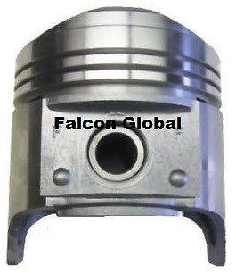 Chevy 348 pistons +030" 1 left w/pin 9.5:1 hi compression bel air impala coated