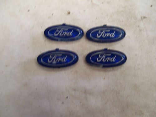 Ford plastic oval steering wheel horn button ornament emblem