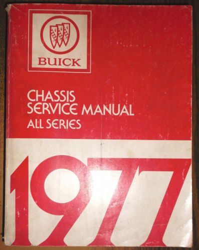 1977 buick &amp; riviera service shop repair manual 77 buick oem gm