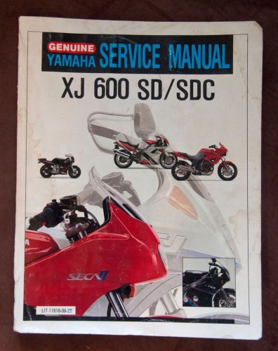 Yamaha seca ii genuine yamaha factory service manual - 1992