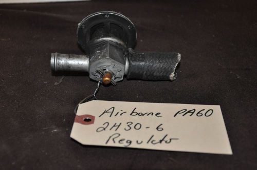 Piper airborne vacuum regulator p/n 2h30-6 piper , cherokee, kit plane