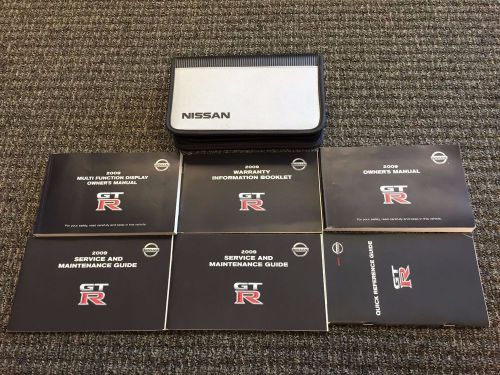2009 nissan gtr owners manual complete set