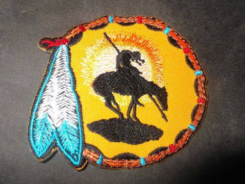 End of trail dream catcher indian american iron on back patch motorcycle biker