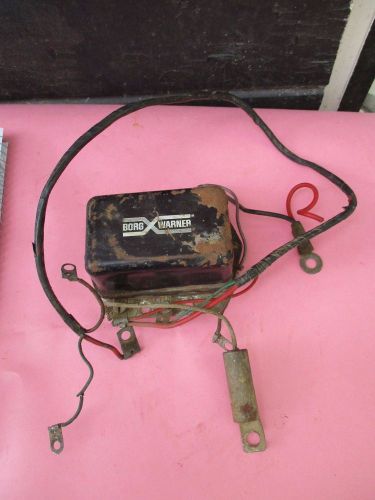 Vintage borg warner voltage regulator with condenser