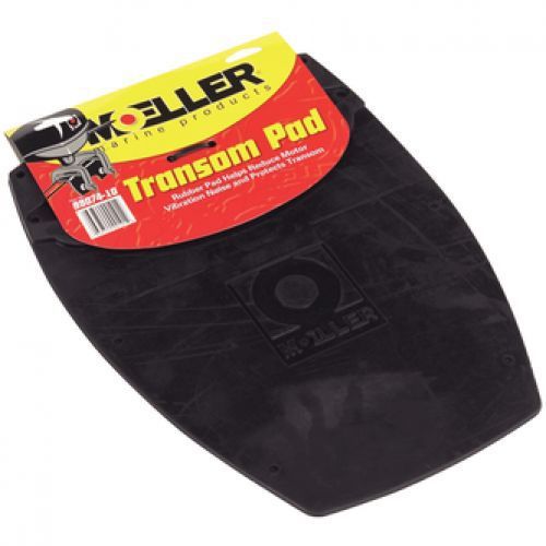 Moeller mfg #9907410 - transom pad rubber - outboards to 25hp