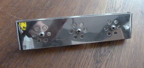 Garhauer deck organizer   9-7/8 x 2-1/4 x 1  ****  2-1/4 diameter sheaves