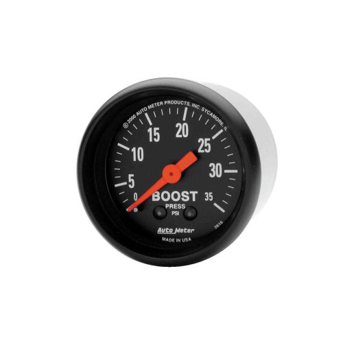Auto meter 2616 boost gauge 2&#034;, 0-35 psi, mech z-series