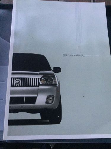 2006 mercury mariner owner's manual