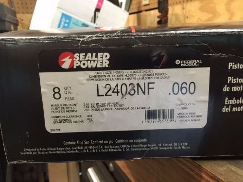 Speed pro forged piston set small block chevy (l-2403nf 60) [0.060" over]