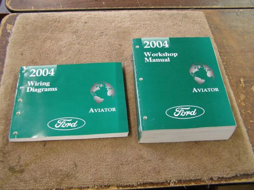 Oem ford 2004 lincoln aviator shop manual book + wiring diagram