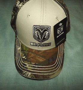 Men's dodge ram mossy oak camouflage baseball cap new