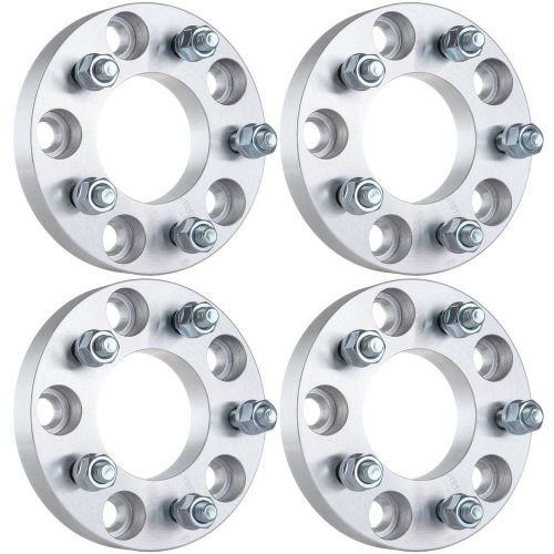 (4) 1&#034; inch wheel spacers | 5x5 to 5x4.75| 12x1.5 studs 25mm thick adapters