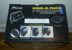 Pt double-din car stereo dvd player w/ motorized 7" tft touchscreen display