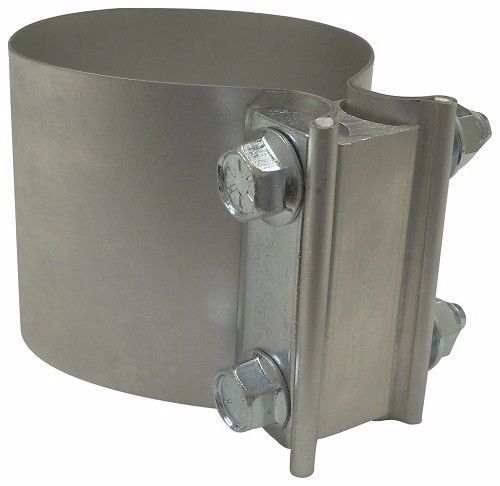 Smart parts b0043dsgx8 aluminum butt joint exhaust clamp w/i block 2.5&#034;