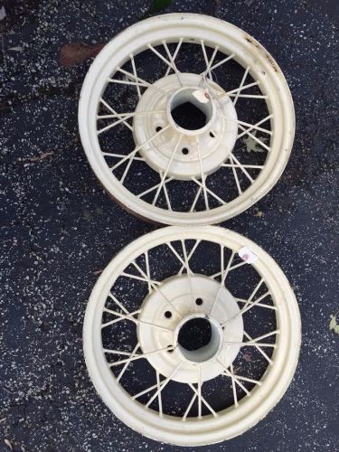 Set of 2 1930 1931 ford model a wheels