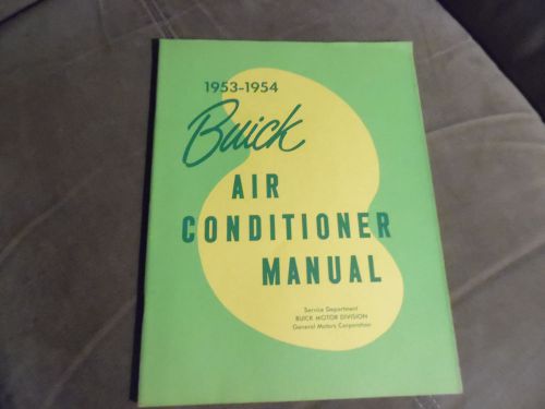 1953 1954 buick air conditioner manual