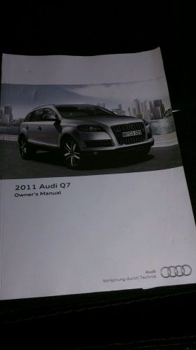 2011 audi q7 owner&#039;s manual