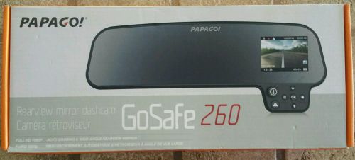 Papago gs260-us gosafe hd full mirror mount dash camera - new
