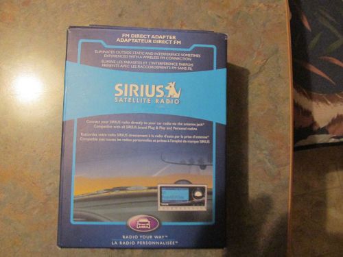 Sirius fm direct adapter fmda25c