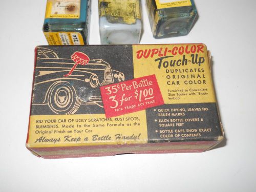 Vintage 1941 plymouth purser green touch up paint advertising dupli-color auto