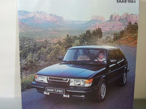 1984 saab 900 turbo s sales brochure
