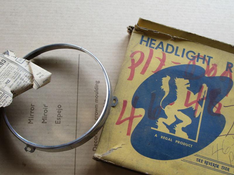 46 47 48 DODGE PLYMOUTH HEAD LIGHT RING MOULDING TRIM NOS, US $9.95, image 2