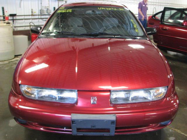 1998 saturn s series wagon rear seat belt & retractor only center gray