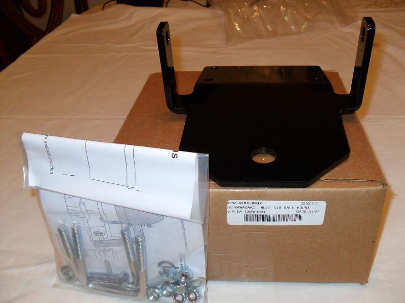 Nos kawasaki mule 610 ball mount hitch with hardware kit nice